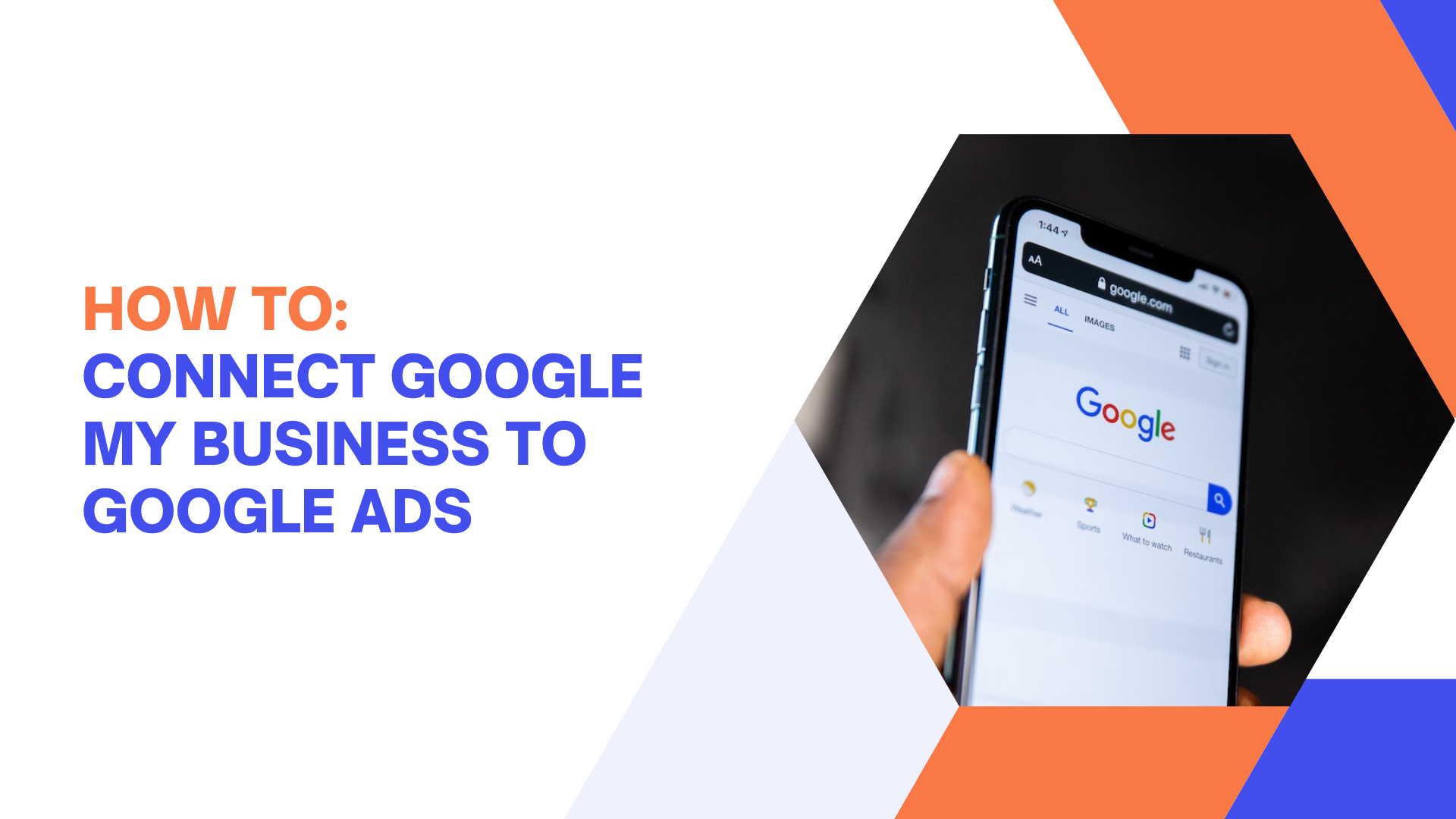 HOW TO Connect Google My Business To Google Ads   Agency Jet 